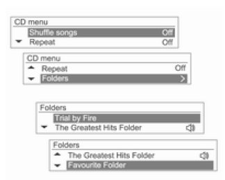 Menu CD Foldery