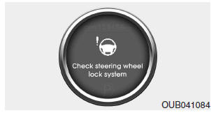 Check steering wheel lock system
