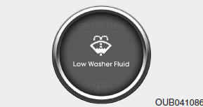Low washer liquid