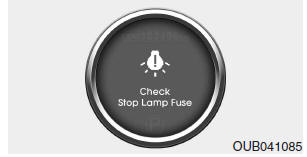 Check stop lamp fuse