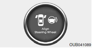 Align steering wheel