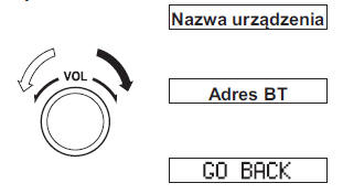 Wyświetlanie informacji o urządzeniu Bluetooth audio