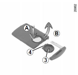 Jak wymienić baterię w karcie klucza Renault Clio 4?