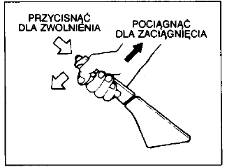 Dźwignia hamulca ręcznego 