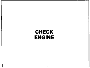 Lampka CHECK ENGINE