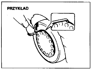 Pokrywa ozdobna koła (jeśli występuje)