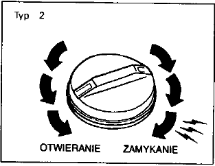 Pokrywka wlewu paliwa 